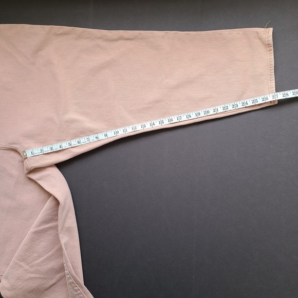 Old Navy Extra High Rise Jeans 24 Curvy Ski-Hi Straight Dusty Pink Smooth - Picture 11 of 12